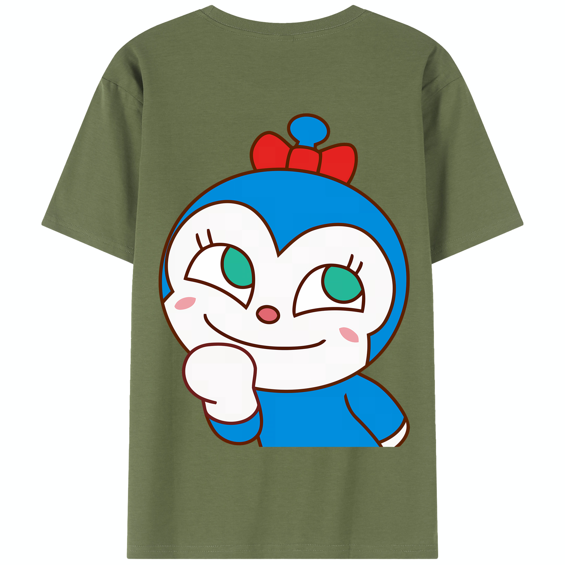 （画像用） アンパンマン Anpanman 綿100％半袖Tシャツ（背面プリント）
